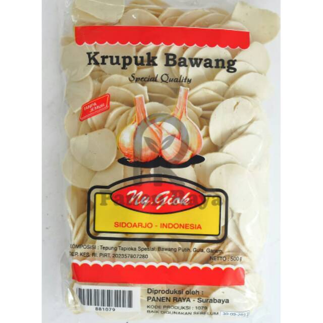 

Krupuk bawang Krupuk mentah 500 gram enak camilan cemilan