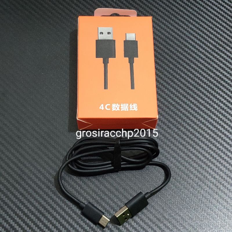 KABEL DATA XIAOMI 4C USB TYPE-C SUPPORT FAST CHARGING