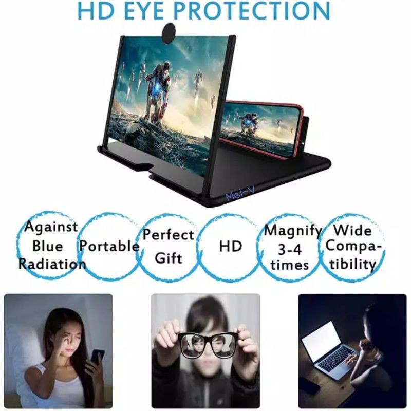 Promo 7.7 Kaca Pembesar Layar Hp 3D 14 inch MagnaVision Screen Handphone 14" inci