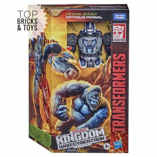 BEST SELLER HASBRO, TRANSFORMERS WFC KINGDOM VOYAGER WFC-K8 OPTIMUS PRIMAL HAPPY SHOPING