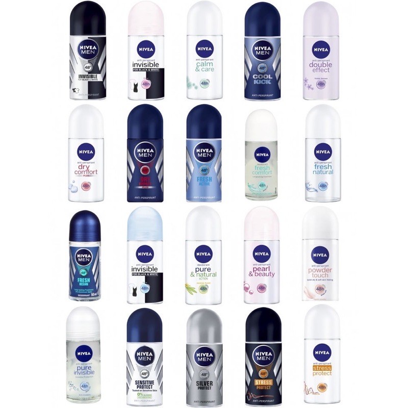 NIVEA Deodorant Roll On 25ml &amp; 50ml