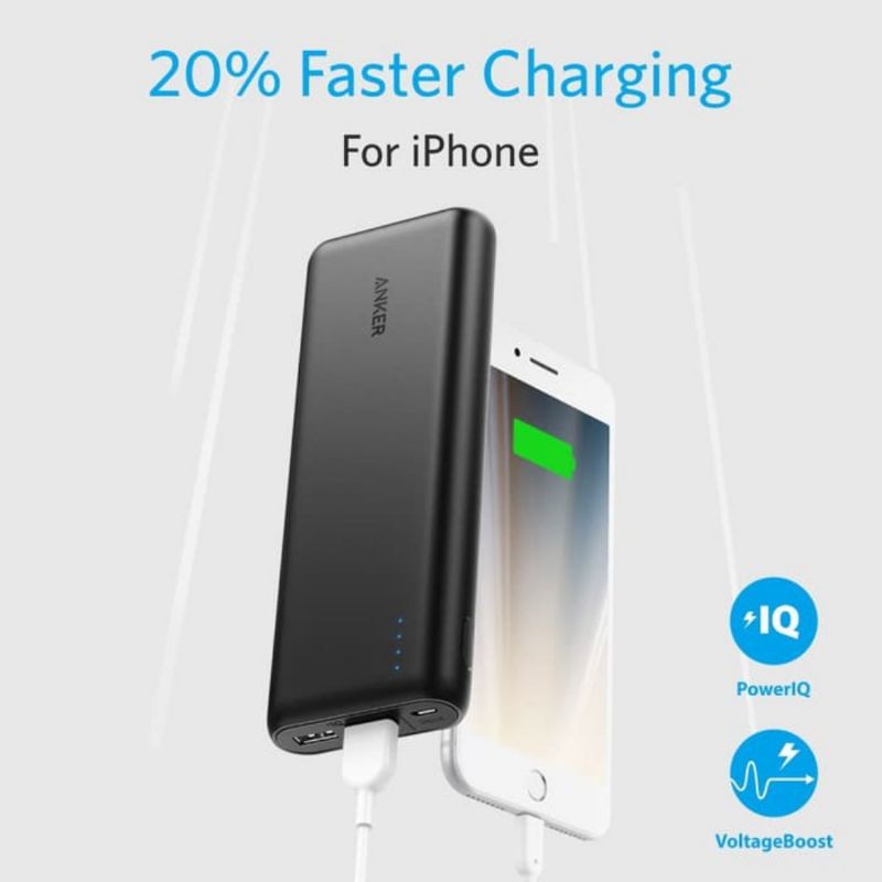 Power Bank Anker Hitam