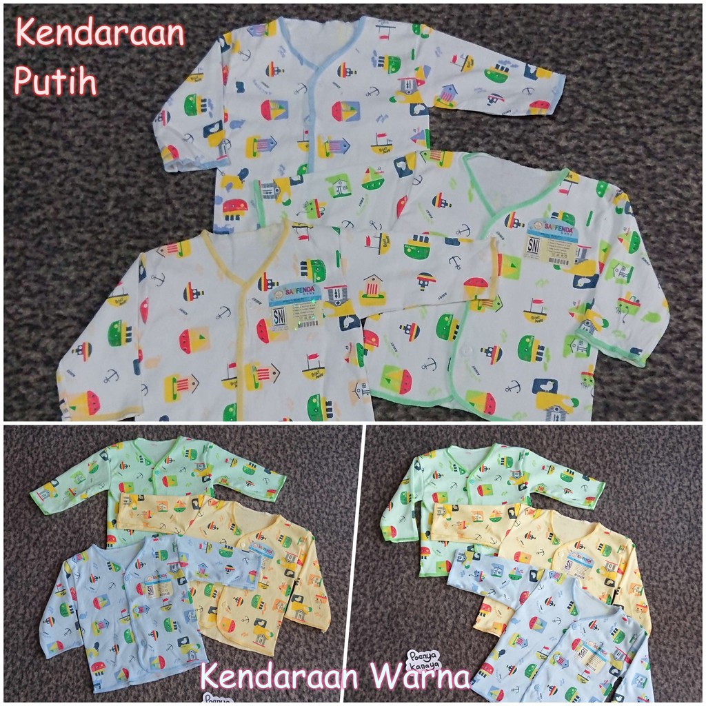 Pencari Harga BB09 Baju Bayi Tangan Panjang SNI Saffenda 