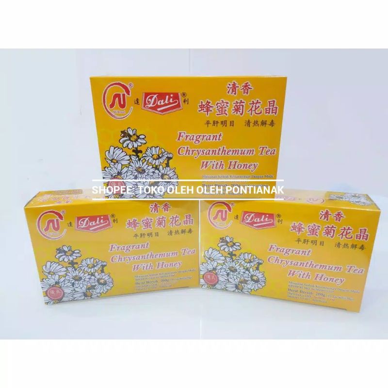 

Dali Fragrant Chrysanthemum Tea Honey Teh Bunga Kembang Krisan Madu chrysantenum 200gr