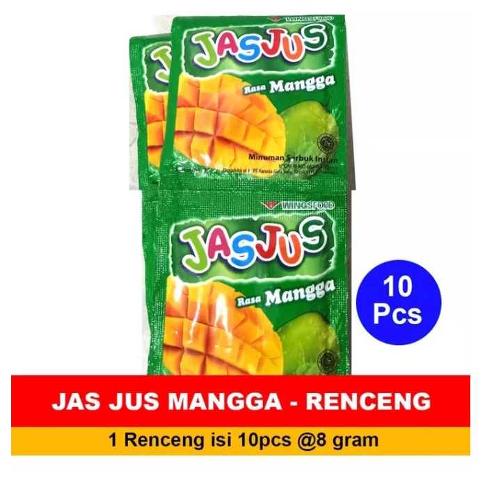 

Minuman Jasjus isi 10 Pcs x 8 Gr