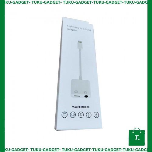 2 In 1 iPhone Charger Lightning To AUX 3.5mm - TC913C5
