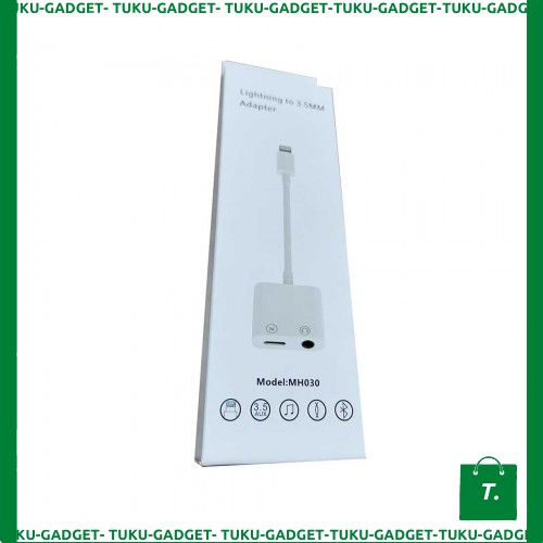 2 In 1 iPhone Charger Lightning To AUX 3.5mm - TC913C5