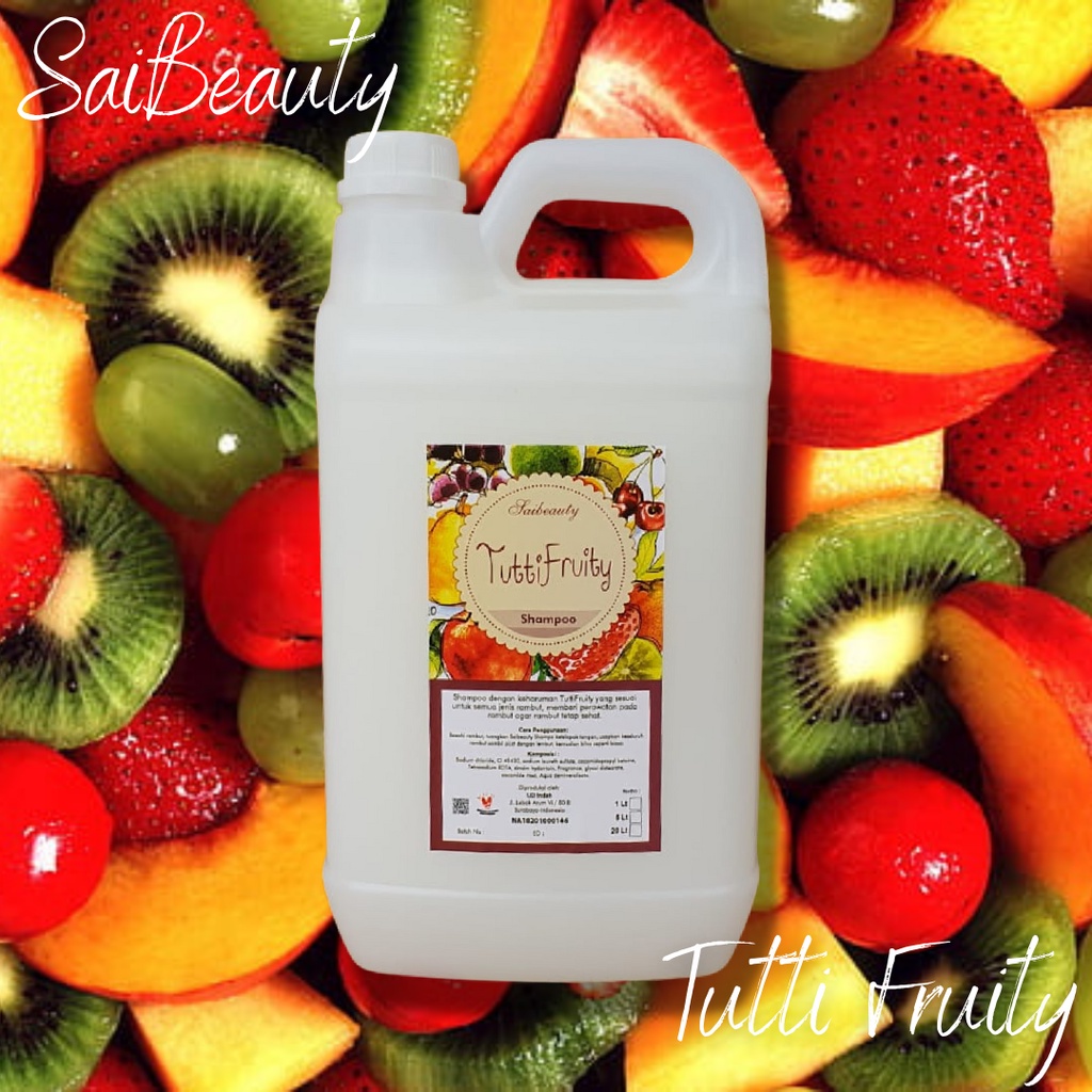 Saibeauty Sampo TUTTY FRUITY Jerigen 5 Liter (BPOM)
