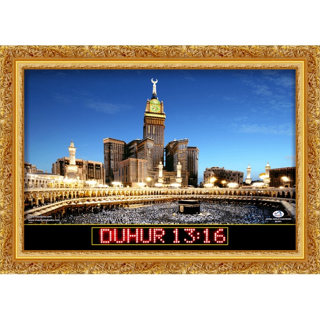 mauQuta MQ-BFL Jam Digital Jadwal Sholat Adzan Tartil