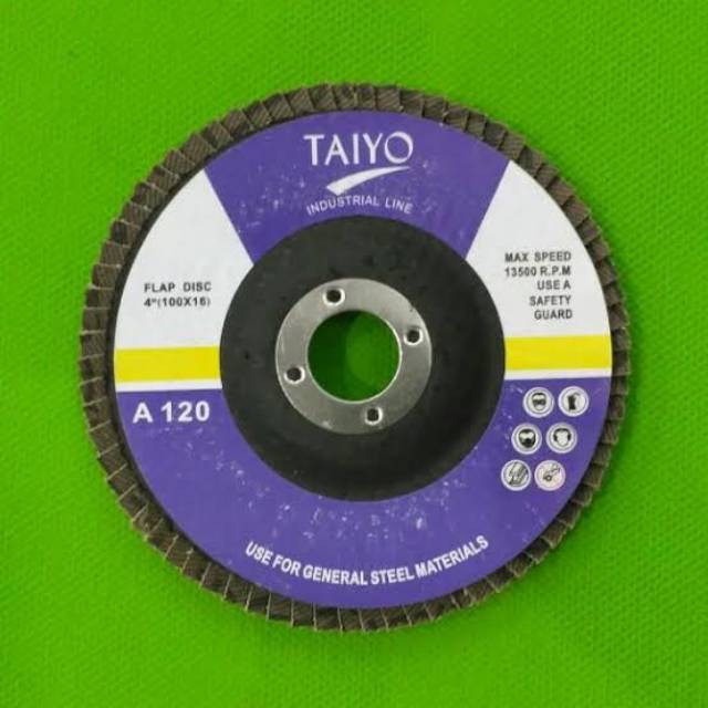 Flap Disc Disk / Amplas Susun Tumpuk - TAIYO 4&quot;