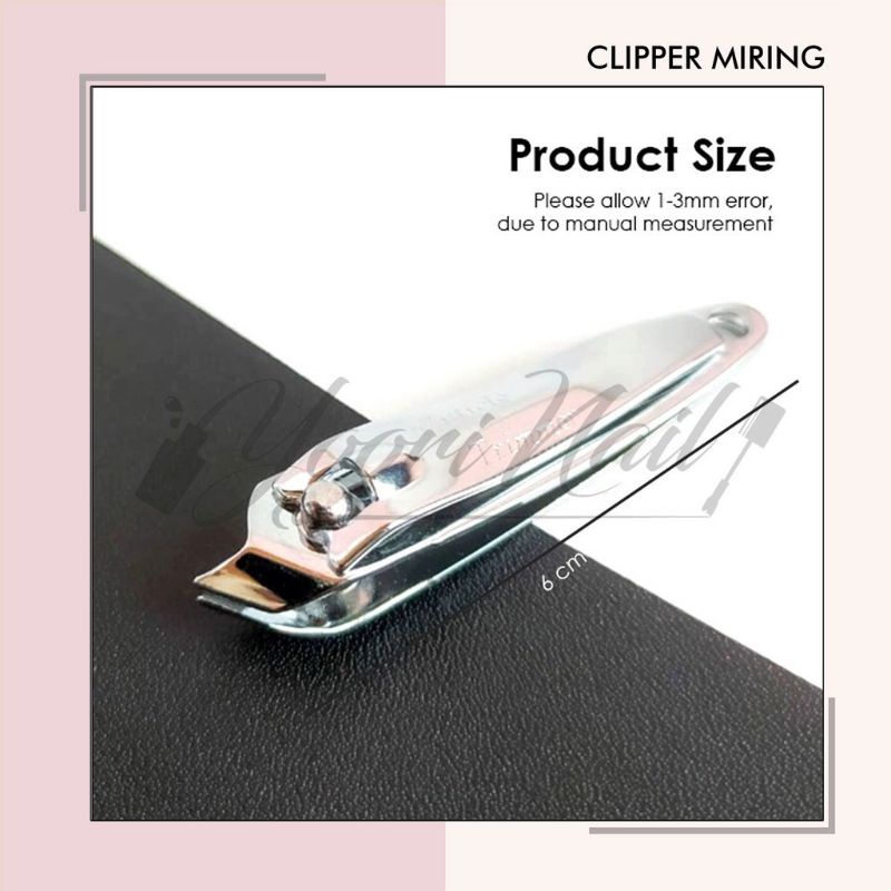 Clipper miring cuticle trimmer gunting kuku miring nail clipper gunting sudut