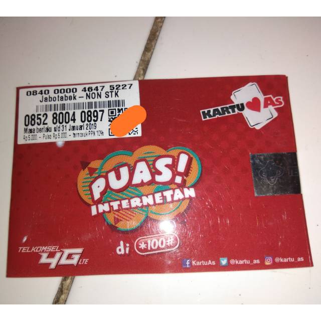 Nomor cantik As *0852-8004-0897*