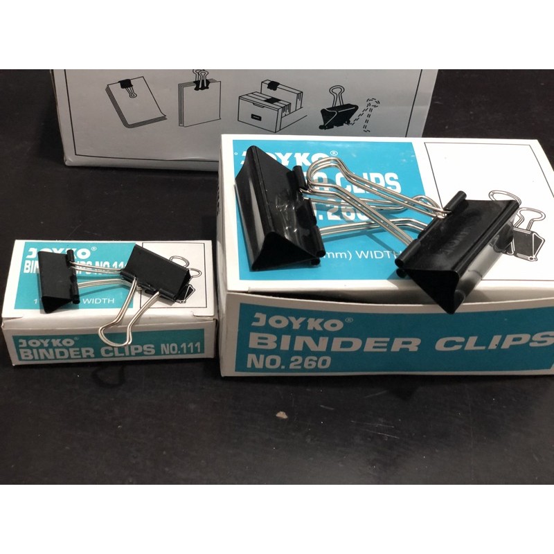 

[TERMURAH] JOYKO BINDER CLIPS NO 111 & NO 260