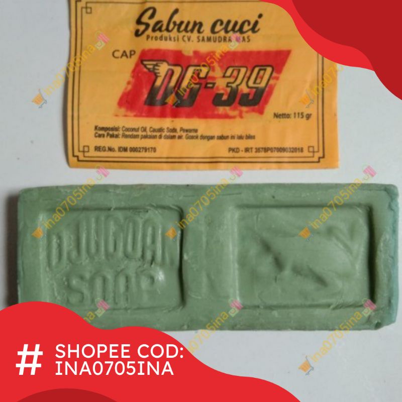 Sabun Kodok / Sabun Hijau / Sabun DG 39 Ecer 1pcs