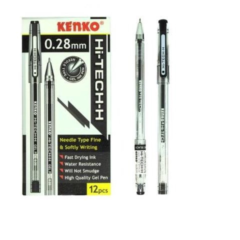 

Pen Hitec Kenko 0.28 [Per Lusin] - Hitam ◙