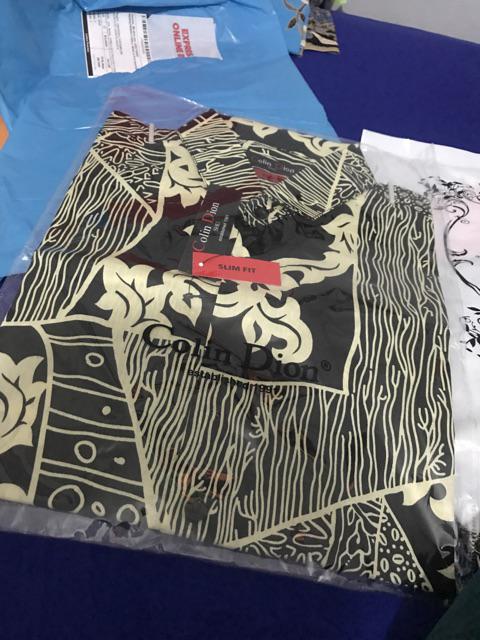 Kemeja Batik Pria Slim Fit Hem Batik Pria Slimfit Luigibatani Elegan Cbl1059