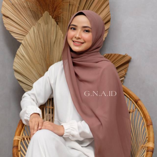 G.N.A.ID - SHAFA PASHMINA INSTANT (KARET BAWAH DAGU) UKURAN 185 X 75 CM