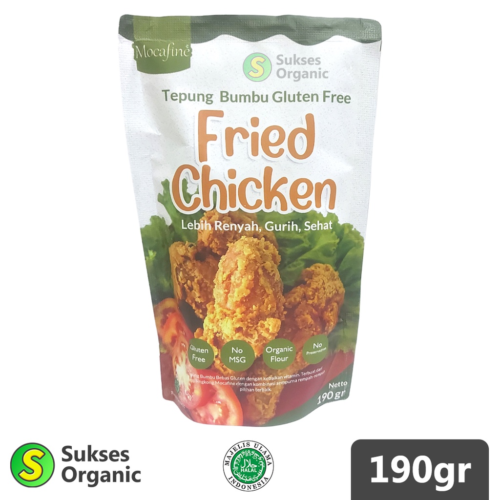 

Tepung Bumbu AYAM GORENG Gluten Free MOCAFINE 190gr