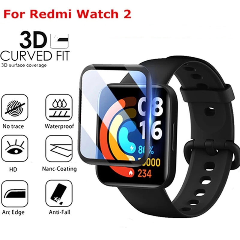 Pelindung Layar 3d Curved Untuk Xiaomi Redmi Watch 2 / Xiaomi
