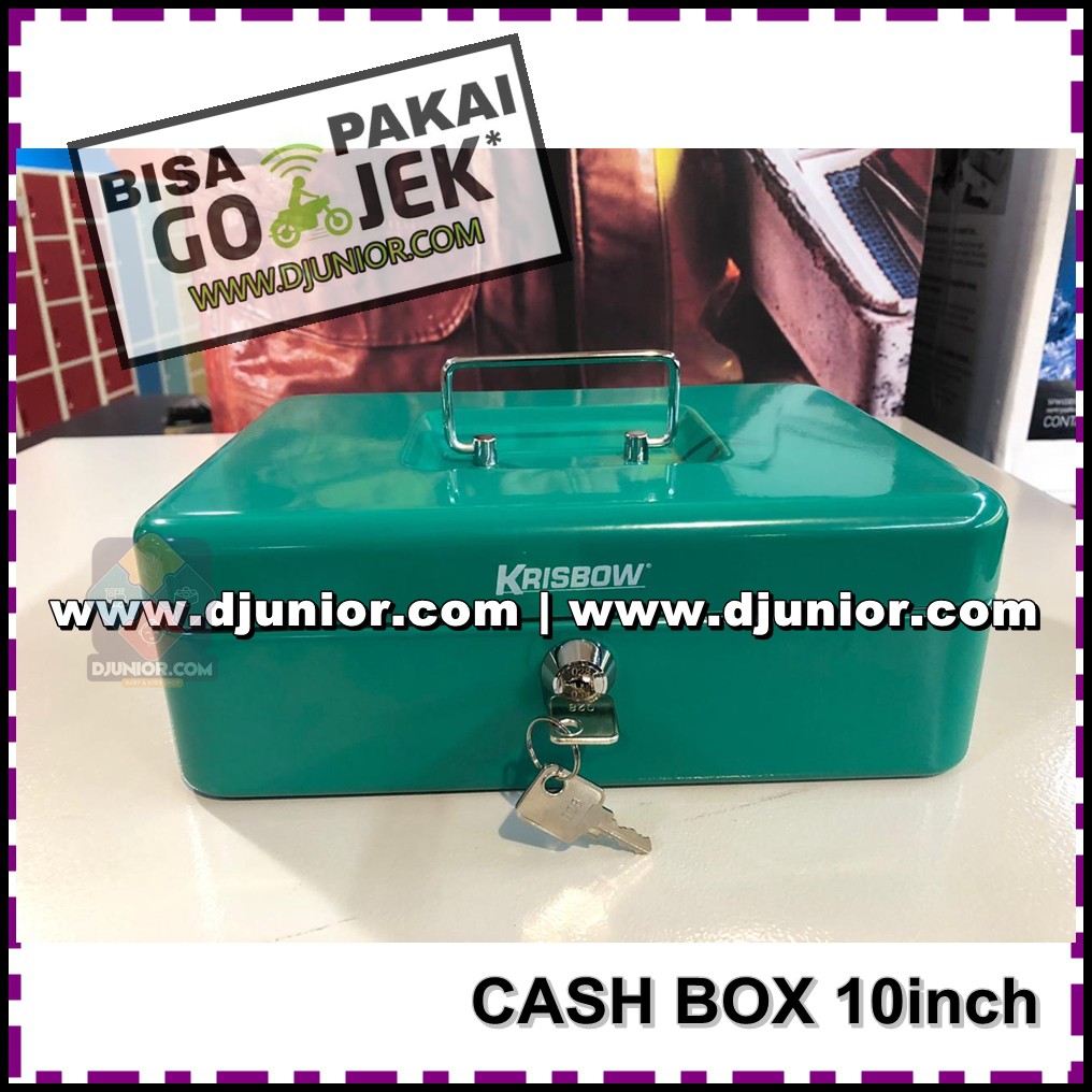 ACE KRISBOW - CASH BOX / CASHBOX 10 INCH / SAFE DEPOSIT / BRANKAS
