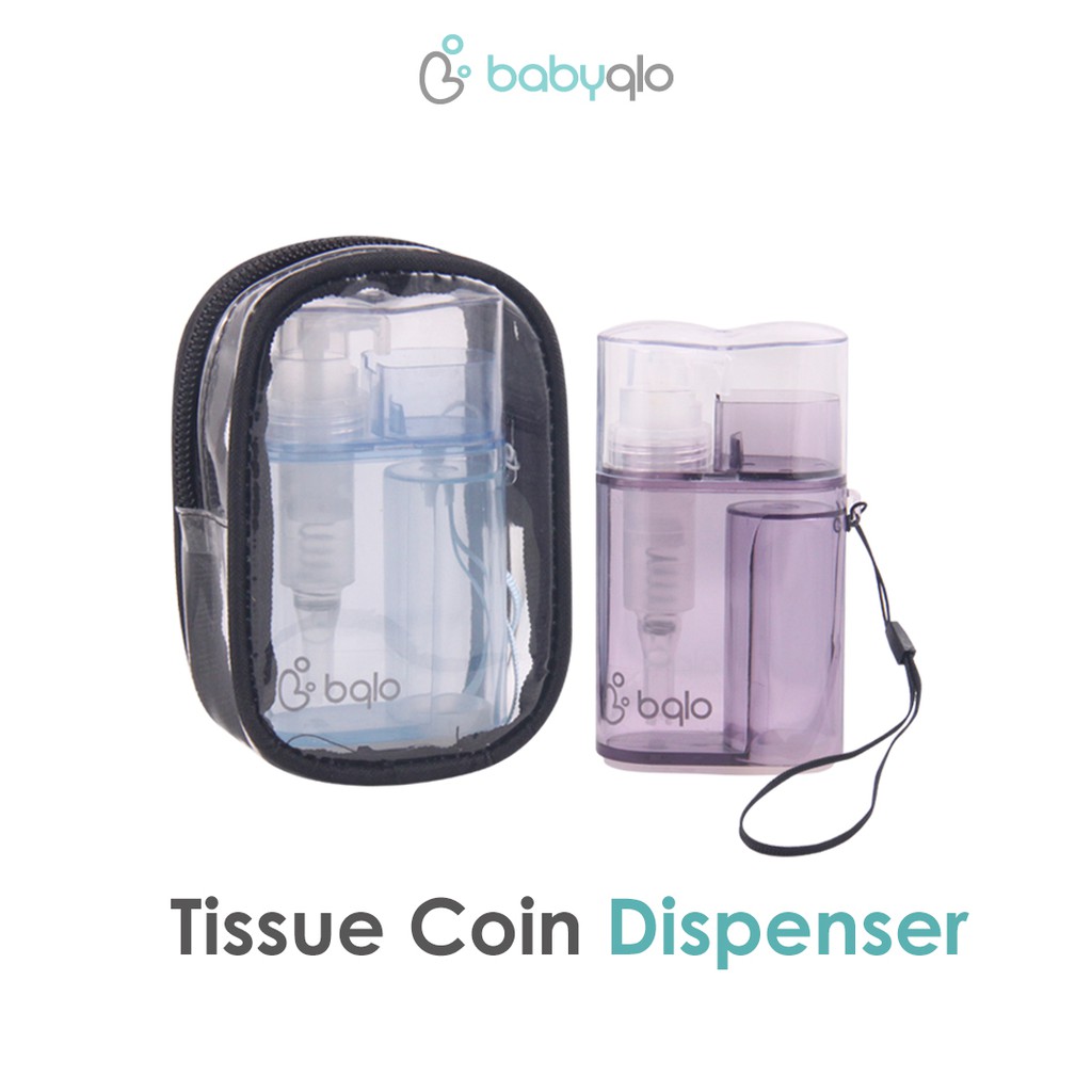 Babyqlo Dispenser Towel Babyqlo Magic Coin Disposable Towel Dispenser With Pouch - Td9008