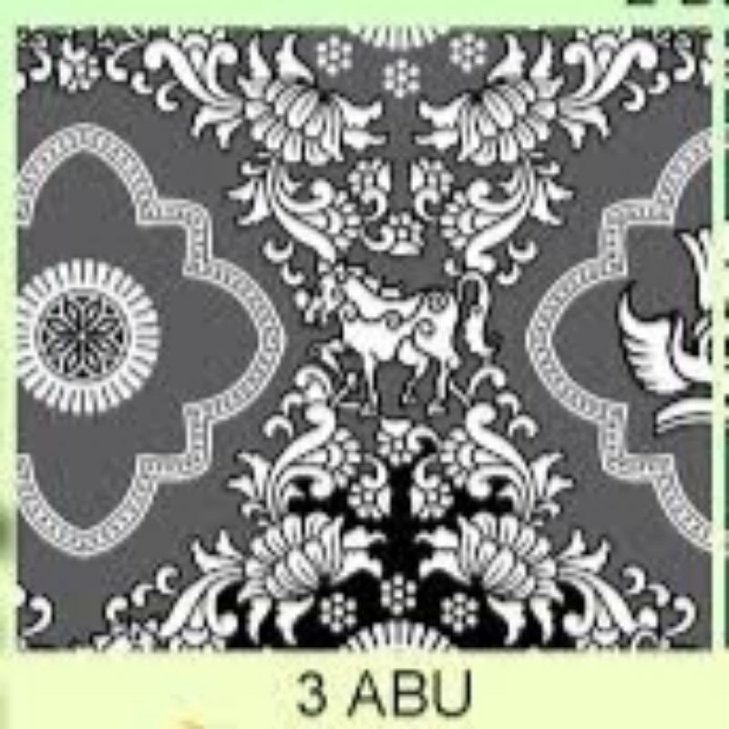MOTIF BATIK TUNAS HARAPAN WARNA ABU / KAIN METERAN / KAIN SERAGAM SEKOLAH
