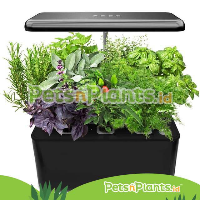 Smart Hidroponik Indoor Lampu LED Grow Light Otomatis Full Spectrum