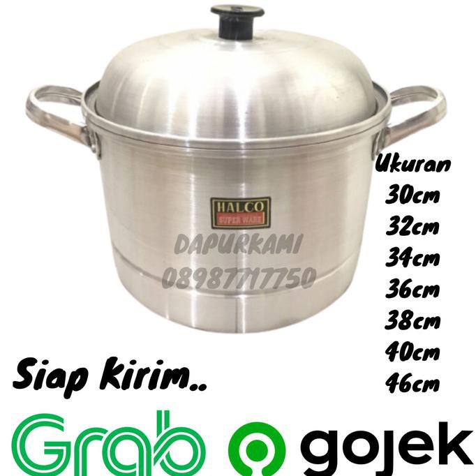 Dandang Nasi Halco Ukuran 30 s/d 46 Via Ojol - Diameter 46cm