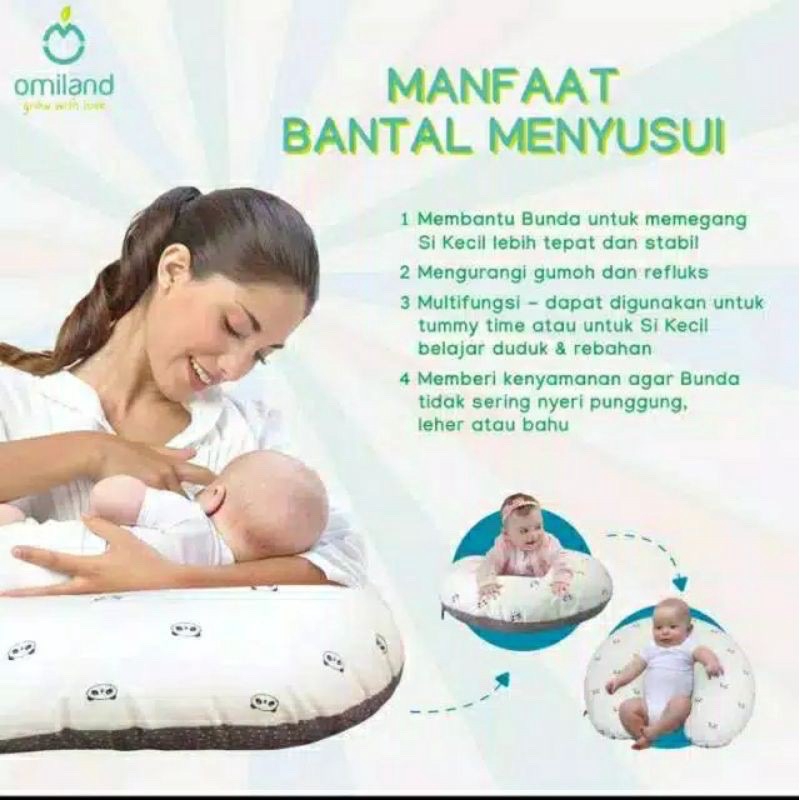 Omiland Bantal Menyusui Panda Series OWB 1141