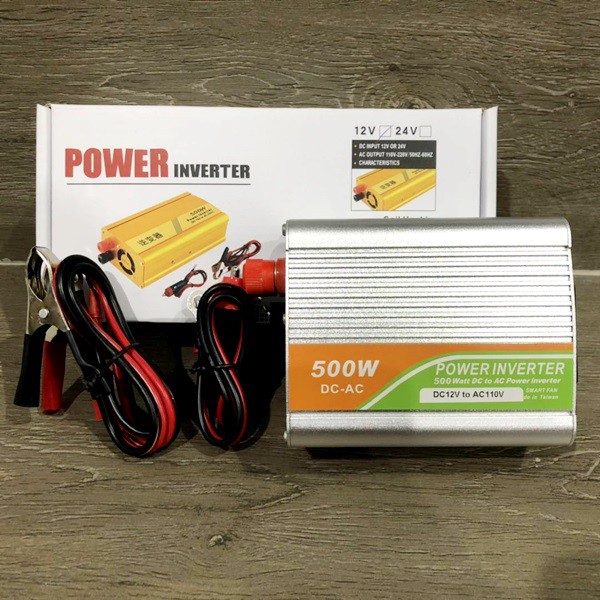 POWER INVERTER 500W DC 12v to AC 240v For Car and Home Use