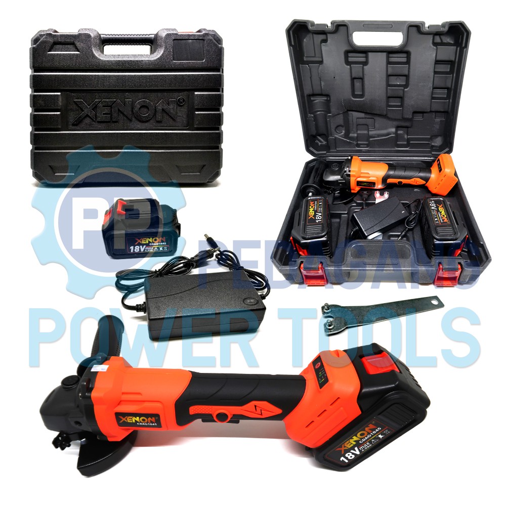 XENON CDAG1845 GERINDA TANGAN BATERAI 18V CORDLESS GRINDER BRUSHLESS