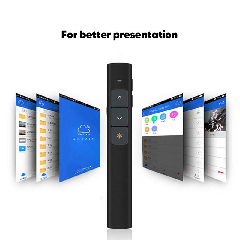 Bepop Wireless Laser Pointer Presenter Rechargeable 2.4G Remote Control