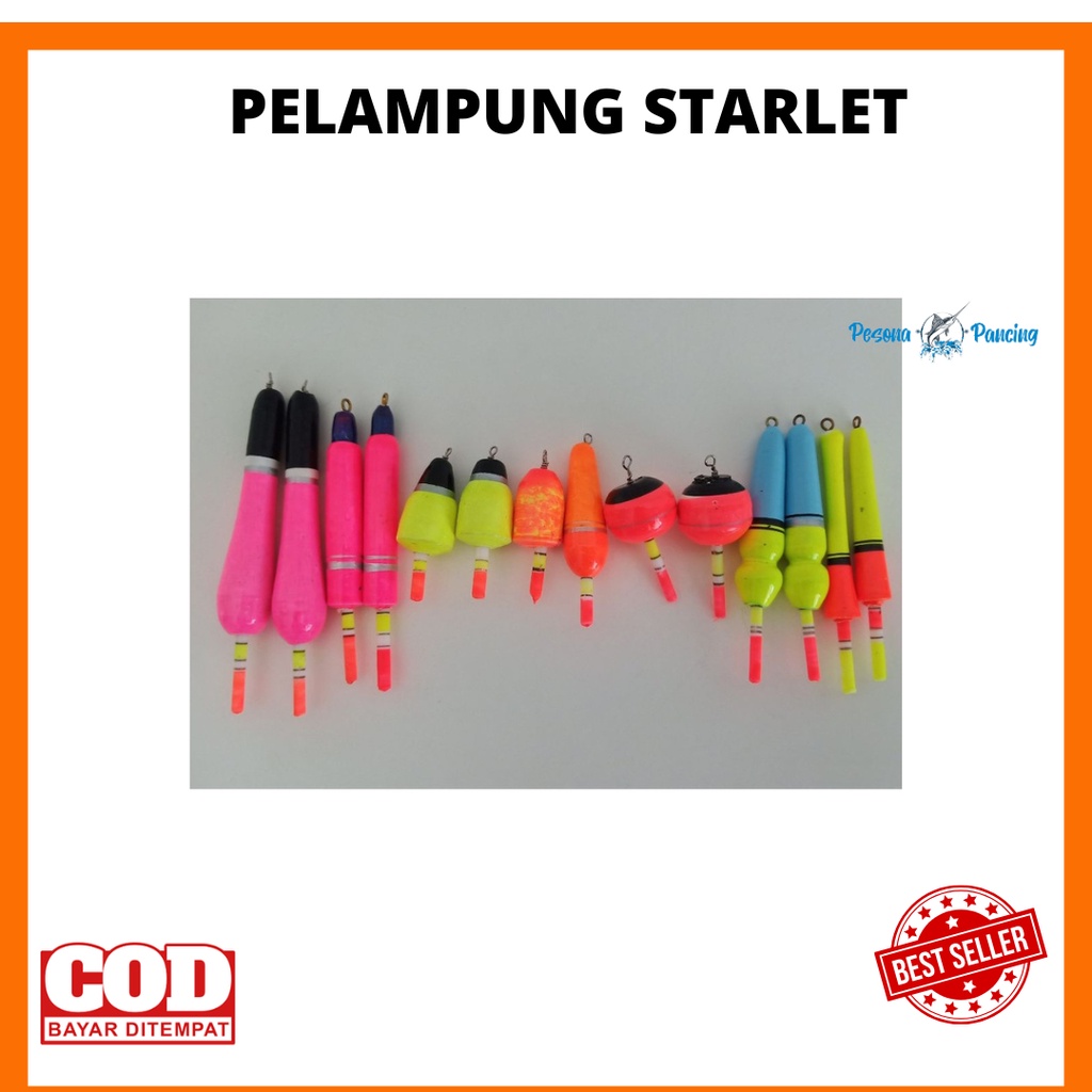 Pelampung Pancing Kumbul Model Starlet Aneka Model dan Bentuk Termurah Harga Per Biji