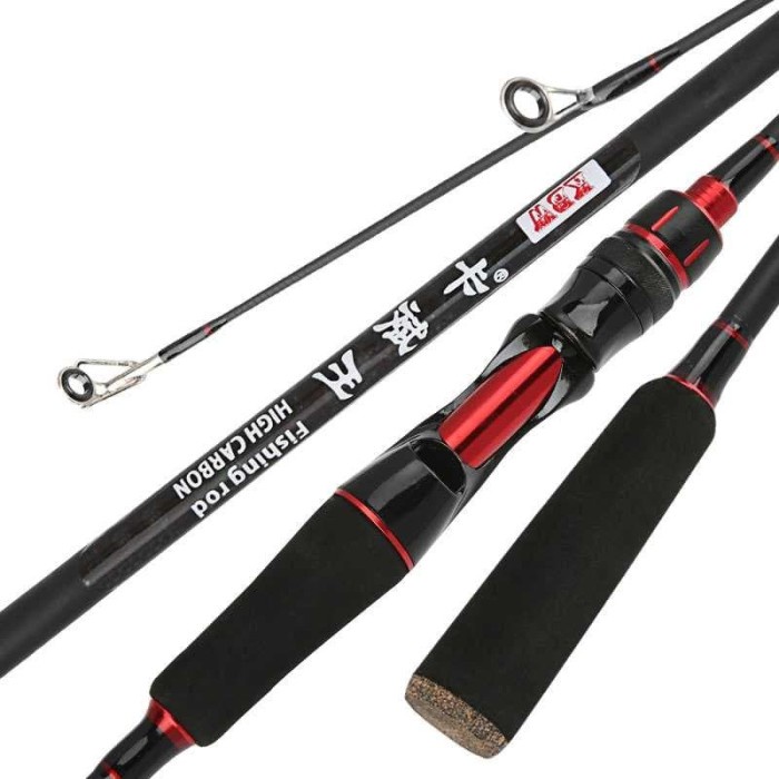 Joran Pancing Sambung Spinning 240cm KBW Gun Handle