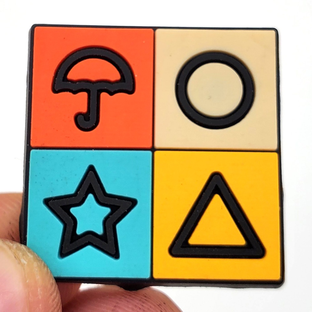 Gelang Tangan Rantai Aksen Liontin Kartun Cumi-Cumi Bahan Pvc Untuk Aksesoris Pria / Wanita