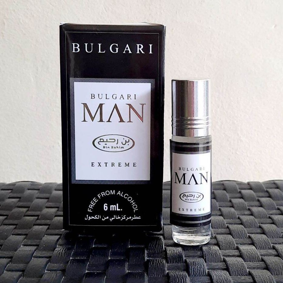 BULGARI EXTREME Parfum Roll On Non Alcohol Kemasan 6ml