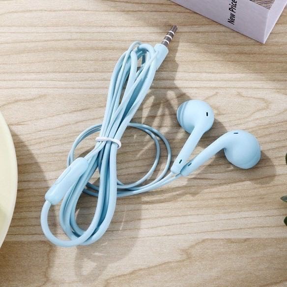 Headset Earphone Handsfree Macaron U19 Extra Bass Android Ios Original U19 Murah