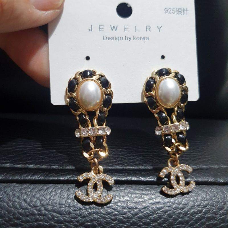 Anting Premium Lapis Silver925 perak Premium Quality platgold Mix Kulit Anti Karat Anti Alergi Earring a3