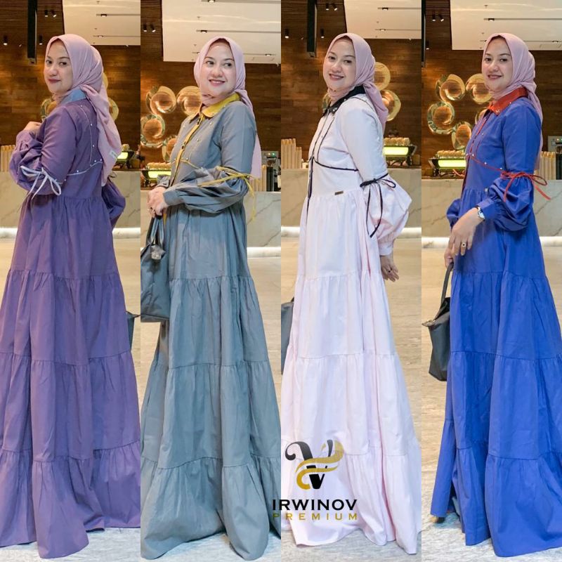READY Cassandra Dress ORIGINAL By Irwinov Premium | Dress pesta busui | dress ld104