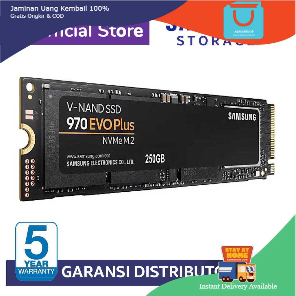 Samsung SSD 970 EVO PLUS 250GB / 500GB / 1TB / 2TB M.2 NVMe PCIe
