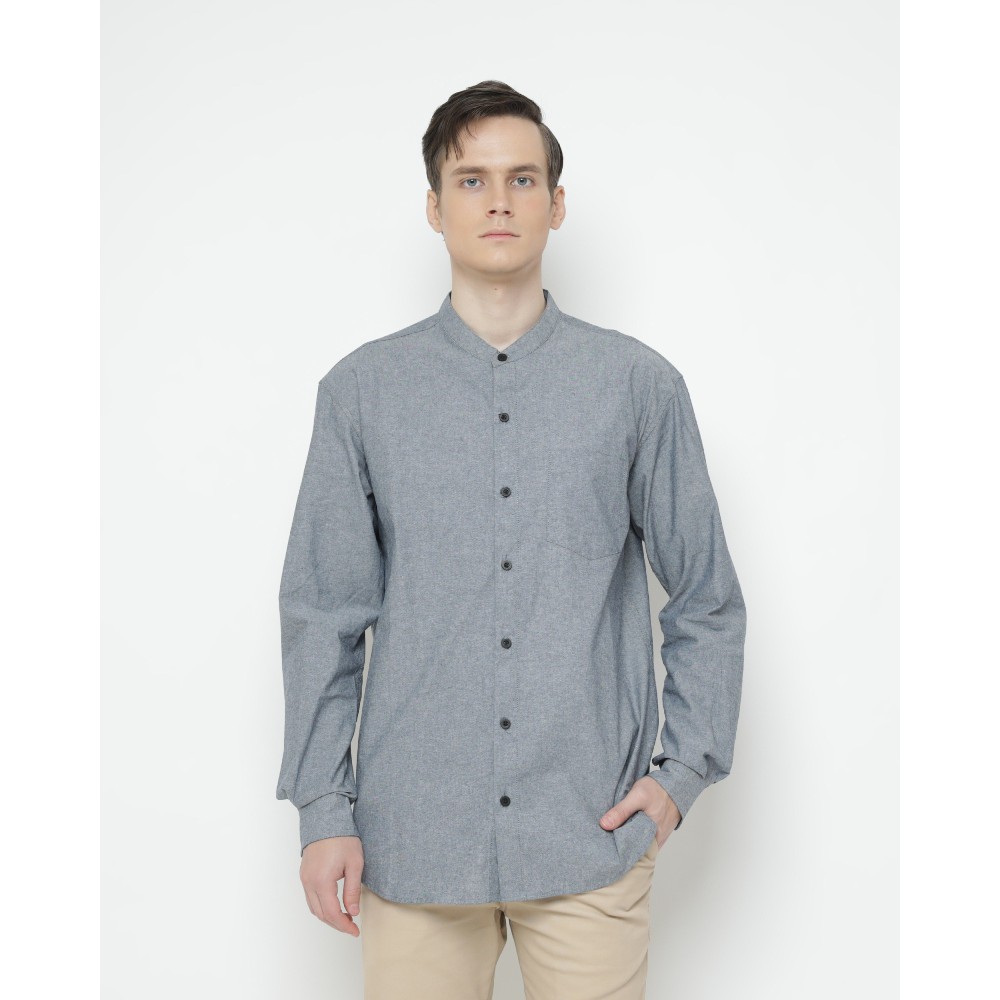 

Erigo Long Shirt Kumas Blue