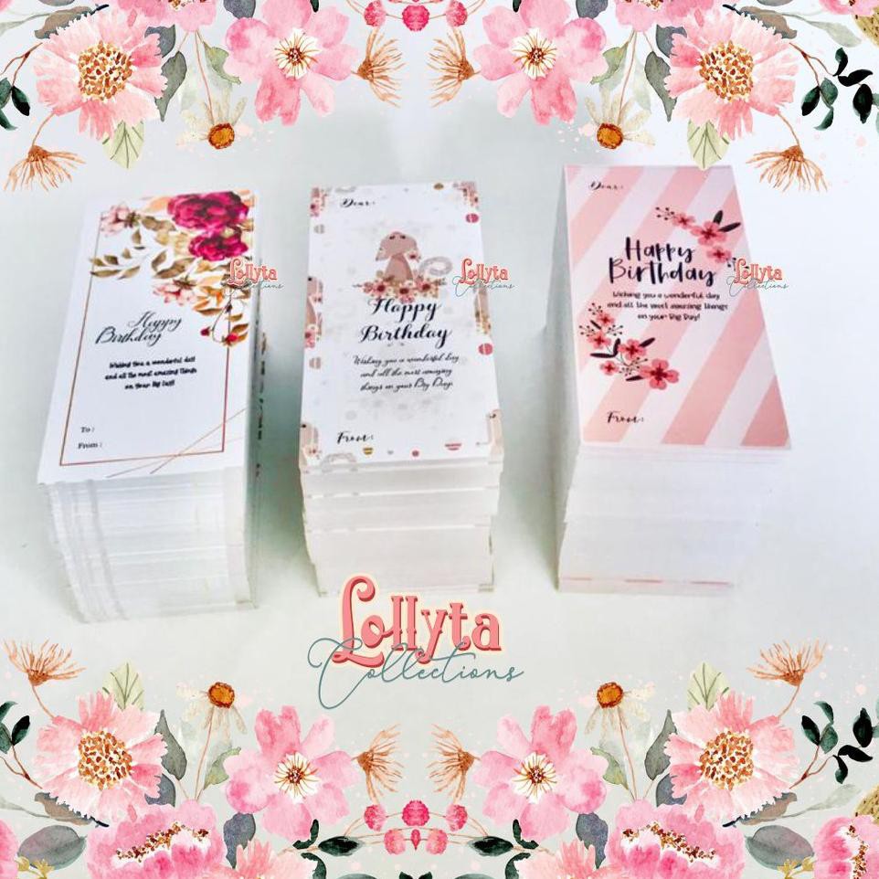 

Barang Pilihan!>hxz-938 Birthday Card / Gift Card / Greeting Card isi 10 lbr