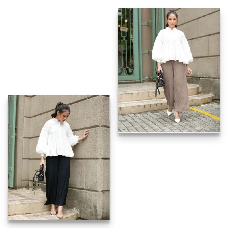 Eazy Plisket Pants by Gonegani