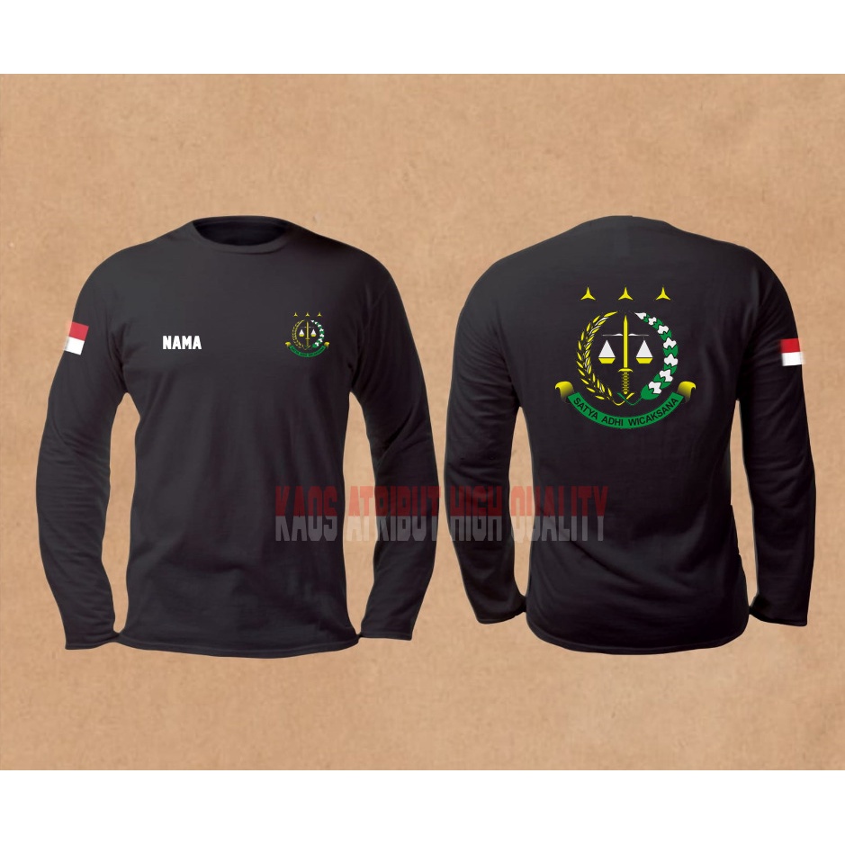 kaos atasan KEJAKSAAN kaos Kejaksaan lengan panjang