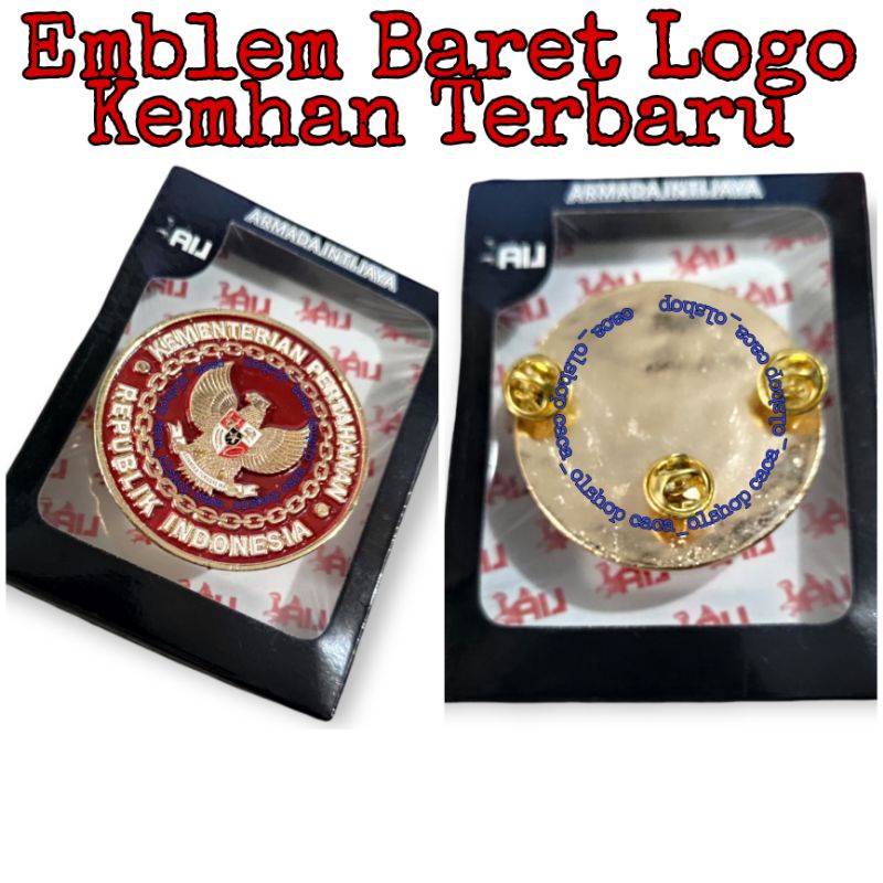 Baret Kemhan Camel Berikut Emblem Terbaru