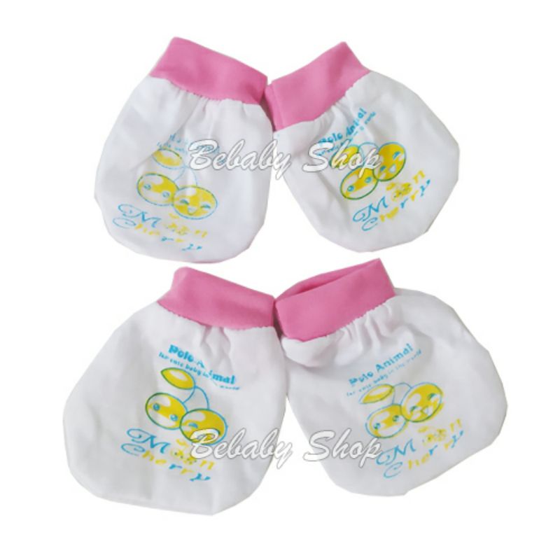 Sarung Tangan dan Kaos Kaki Bayi 6 Set Petite Bulbul RIB Termurah