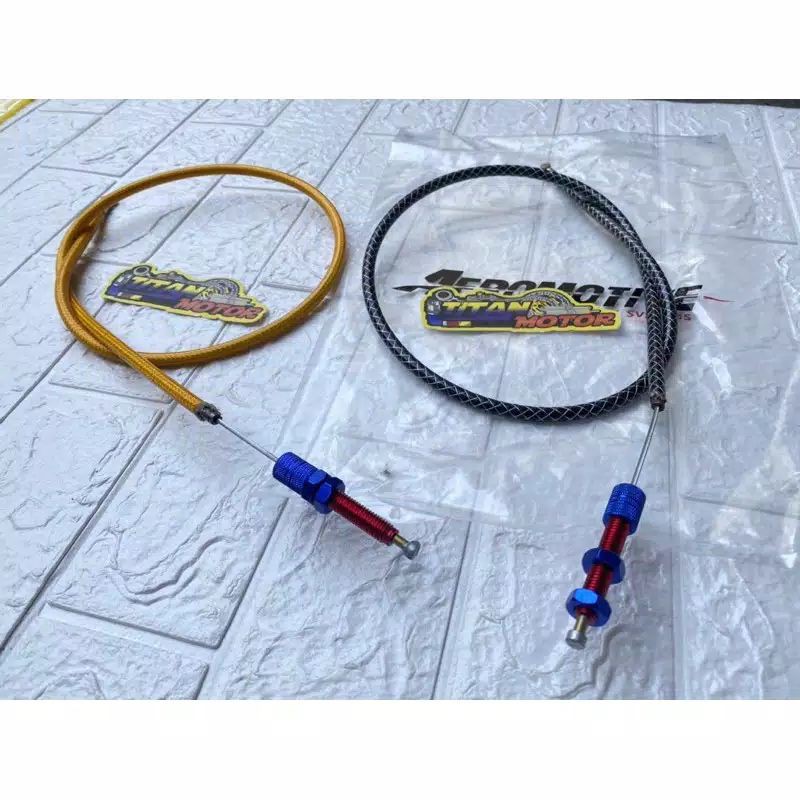 kabel kupling serat variasi / tali kopling universal panjang 90 cm kabel kupling warna serat