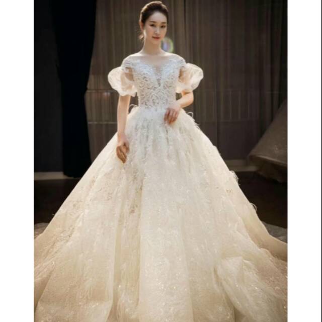 Pre Order gaun pengantin ballgown baju pengantin murah wedding dress import wedding gown mewah