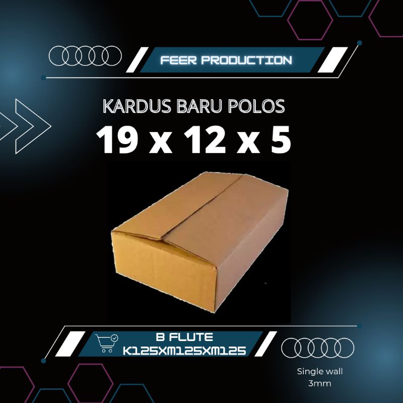 Jual Kardus Packing 19x12x5 Dus Packing Kardus Box Kotak Packing