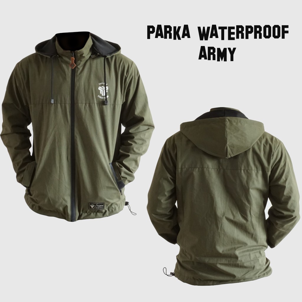 Jaket Pria Terbaru Waterproof Hoodie Pria Murah Jaket Parka Distro